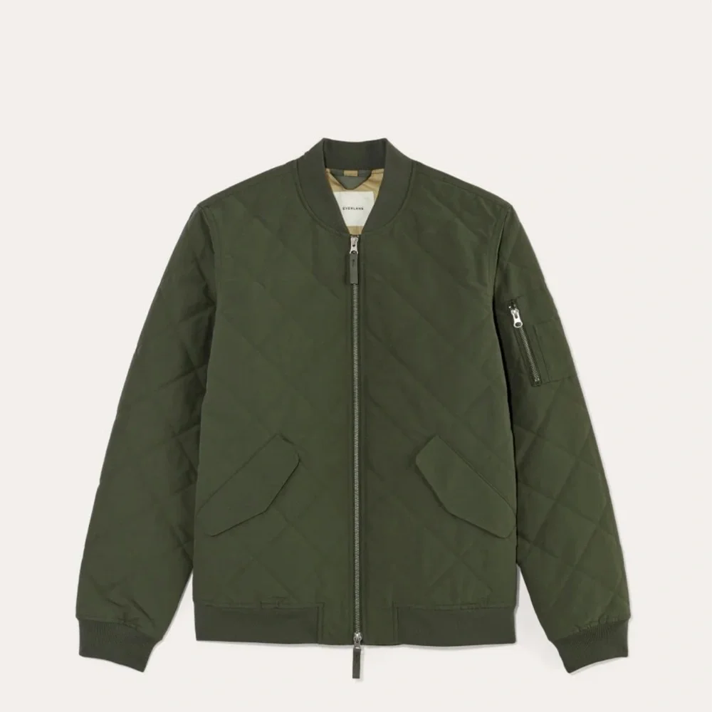 Men’s The Quilted Bomber Jacket Evereve - Picture 4 of 6